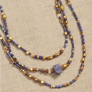 NWT BANANA REPUBLIC ALEXANDRIA MULTISTRAND NECKLACE